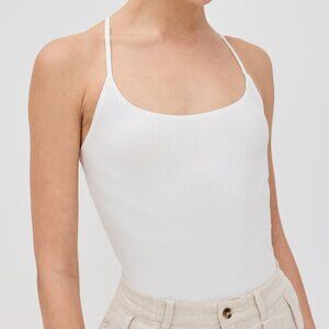 NWT reformation indie knit tank top white size small